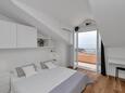 Makarska, Soverom 1 i overnattingstype apartment, klimaanlegg tilgjengelig jeg WiFi.