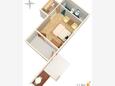 Makarska, План в розміщенні типу studio-apartment, WiFi.
