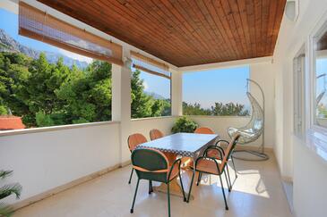 Appartements avec terrasse Brela, Dalmatie Centrale