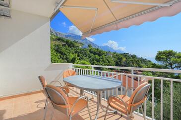 Appartements avec terrasse Brela, Dalmatie Centrale