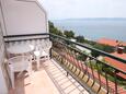 Živogošće - Porat, Balkon in folgender Unterkunftsart apartment, mit Meerblick und WiFi.