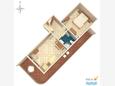 Baška Voda, plattegrond in accommodatietype apartment, WiFi.