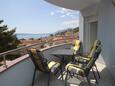 Baška Voda, Terasa v ubytování typu apartment, WiFi.
