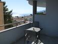 Baška Voda, Terrasse in folgender Unterkunftsart studio-apartment, WiFi.