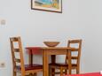 Baška Voda, Dining room in the studio-apartment, WiFi.