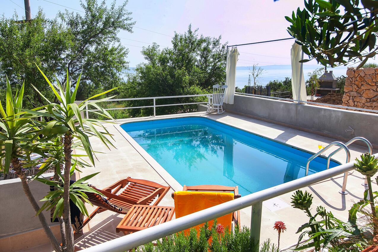 Dom s bazénom pre rodinu Kotišina (Makarská - Makarska) - 6809