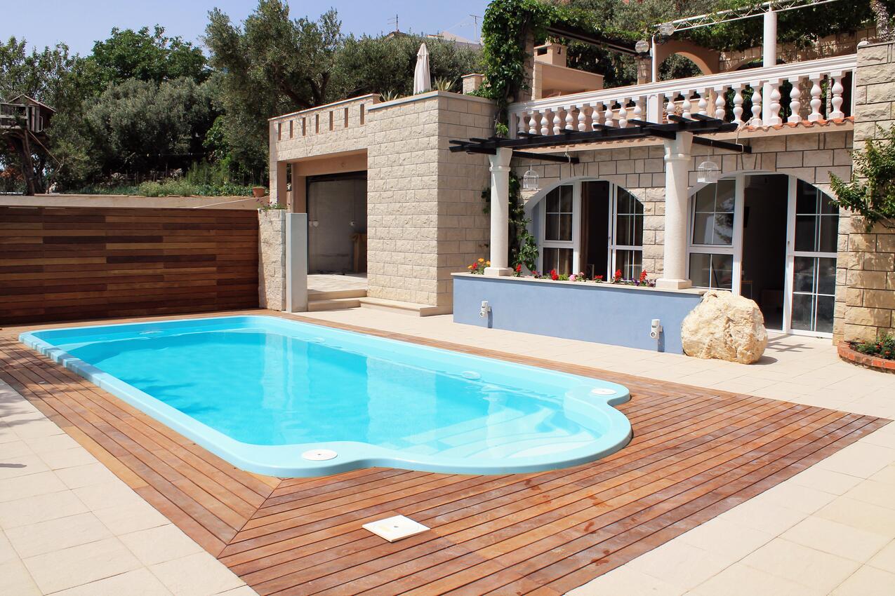 Jardín - Apartamentos con piscina Tucepi, Makarska