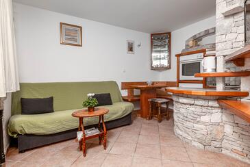 Bašanija, Stue i overnattingstype apartment, klimaanlegg tilgjengelig, kjæledyr tillatt jeg WiFi.