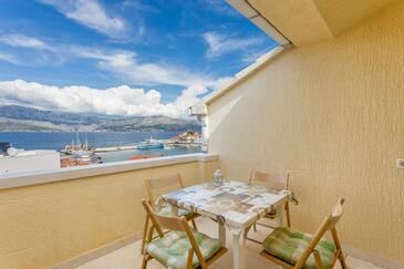 Двухкомнатные апартаменты Постира - Postira, Брач - Brač (A-739-d(