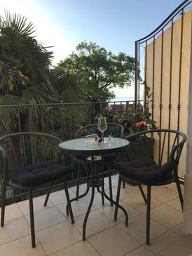 Jednopokojový apartmán Lovran, Opatija (A-7838-c(
