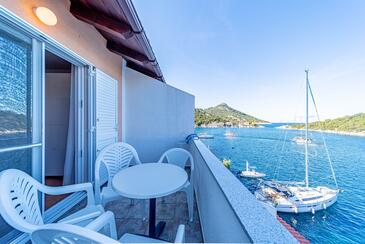 One bedroom apartment Zaklopatica, Lastovo (A-8342-c)