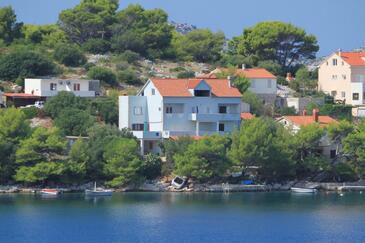 Apartments with terrace Skrivena Luka, South Dalmatia