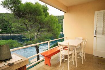 Casa de dos habitaciones Bahía Stoncica, Vis (K-8894(