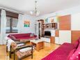 Wohnzimmer Trogir, Wohnzimmer in folgender Unterkunftsart apartment, Klimaanlage vorhanden und WiFi.