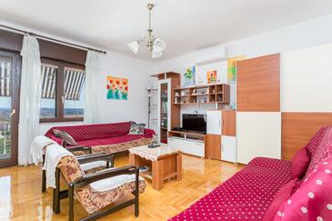 Wohnzimmer Trogir, Wohnzimmer in folgender Unterkunftsart apartment, Klimaanlage vorhanden und WiFi.
