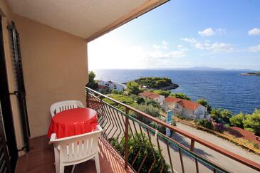 Egyszobás apartman Prizba (Korcula) (A-9227-a)