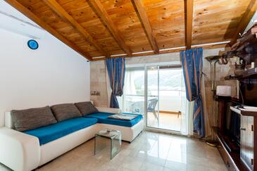 Zavalatica, Camera di soggiorno nell'alloggi del tipo apartment, condizionatore disponibile e WiFi.