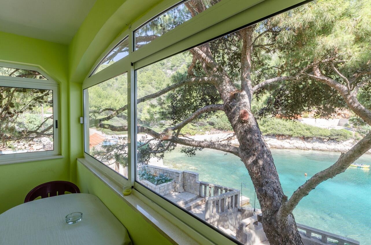 A-9320-b - Private accommodation - Apartments by the sea Cove Zaglav, Korčula