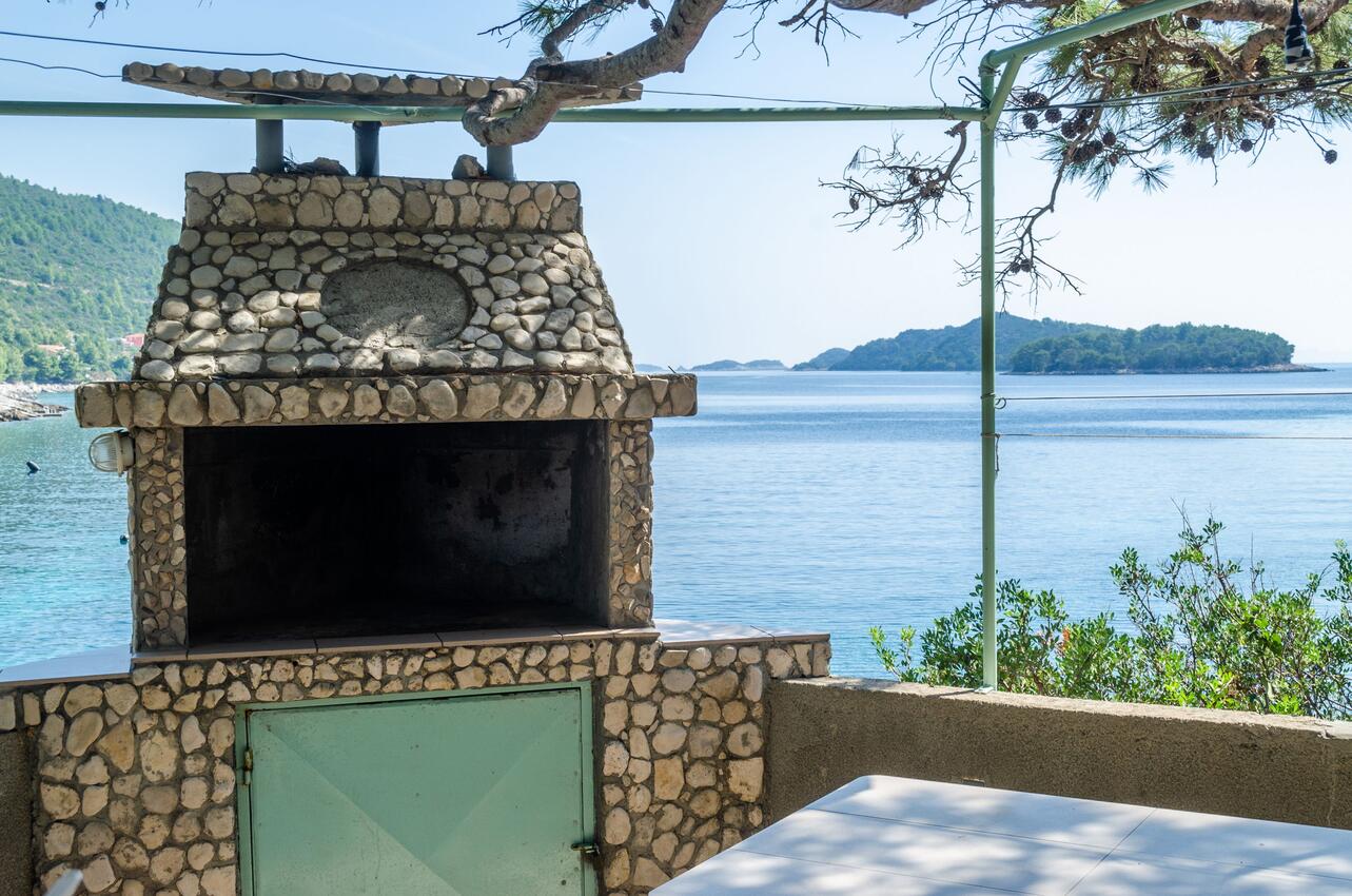 Courtyard - Apartments by the sea Cove Zaglav, Korčula