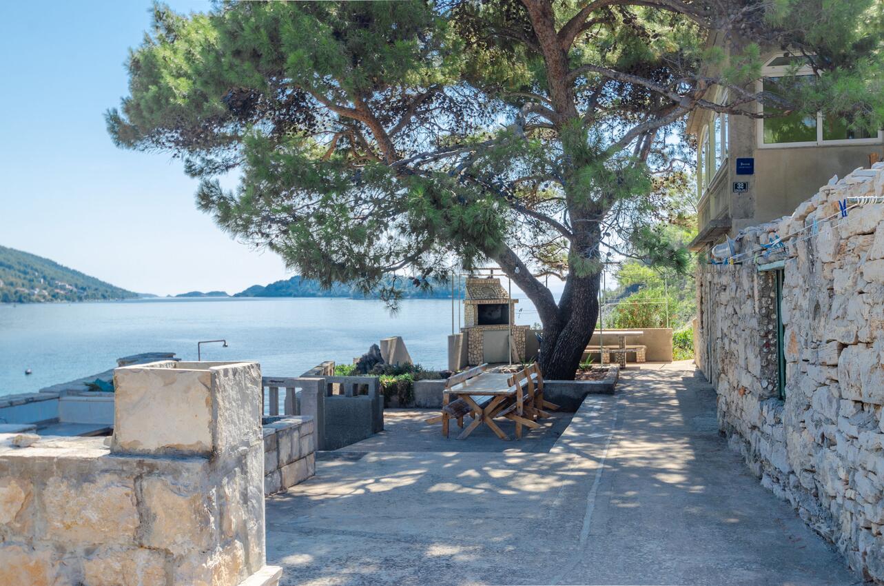 Courtyard - Apartments by the sea Cove Zaglav, Korčula