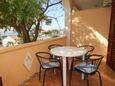 Vidalići, Terrasse dans l’hébergement en type apartment, avec la vue sur la mer, animaux acceptés et WiFi.