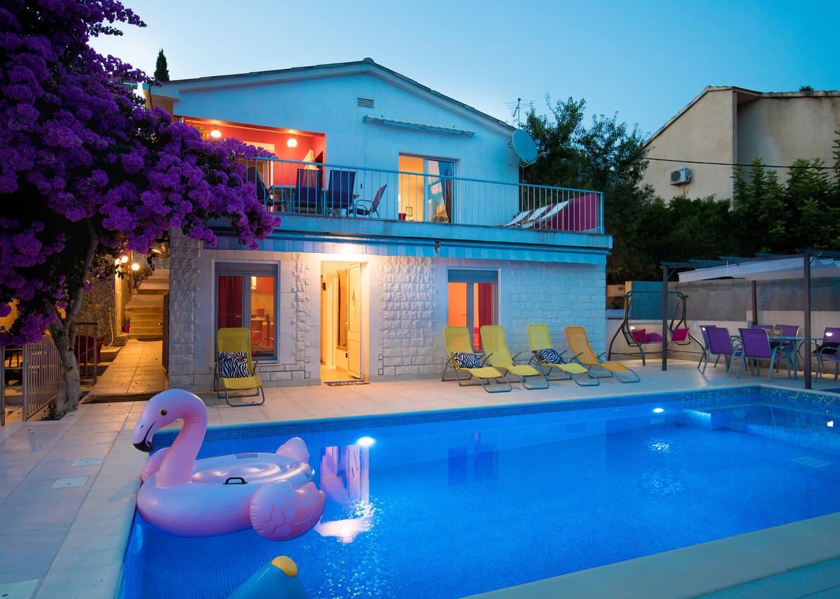 Dům u moře s bazénem Seget Vranjica, Trogir - 9430