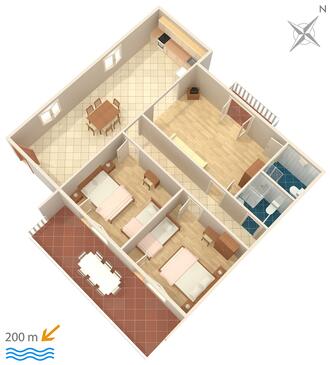 Utkast Grebaštica, Utkast i overnattingstype apartment, WiFi.