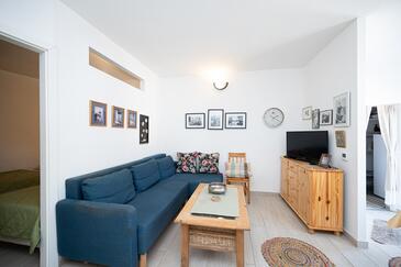 Zaglav, Dnevna soba v nastanitvi vrste apartment, Hišni ljubljenčki dovoljeni in WiFi.